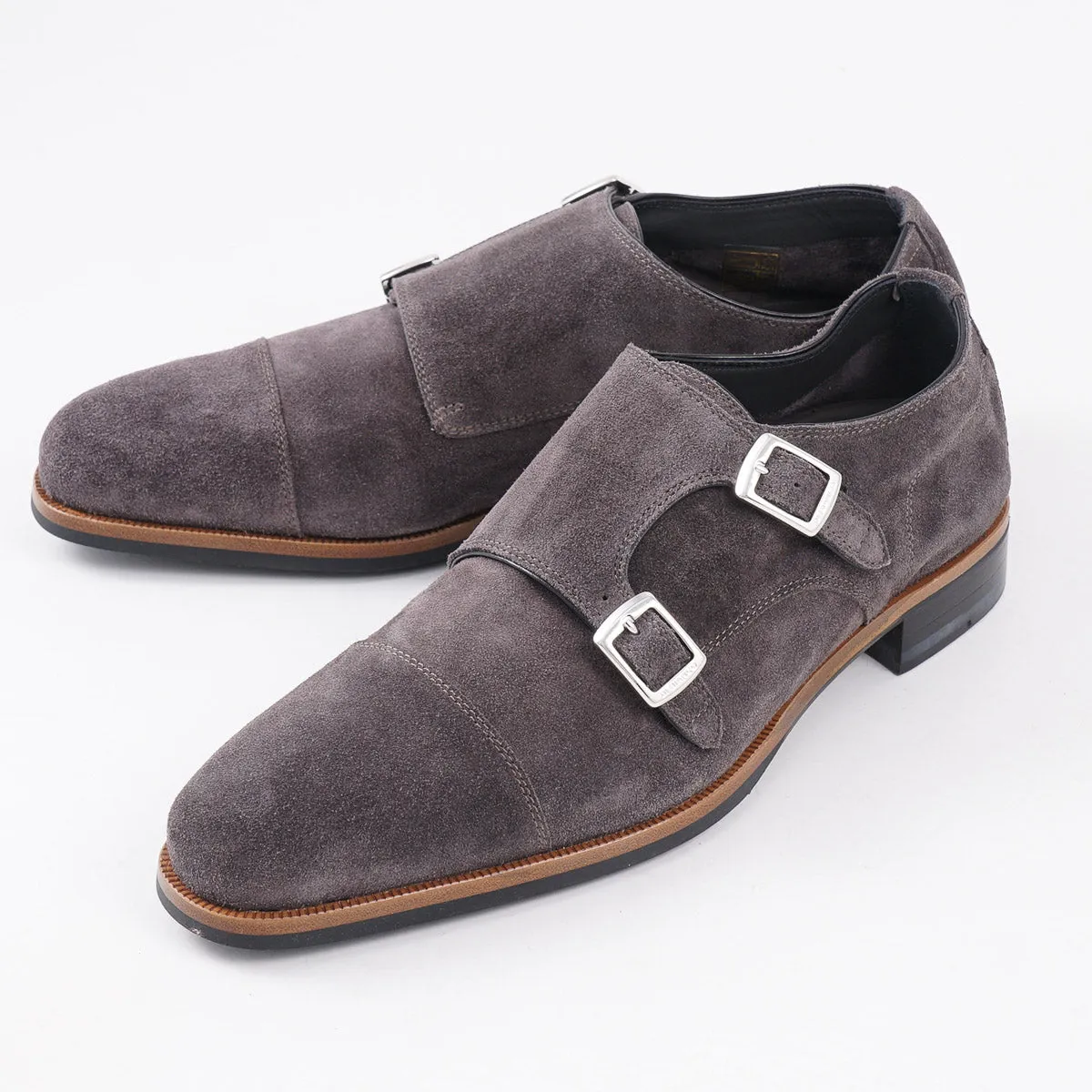 di Bianco 'Isernia' Unlined Suede Monk Strap