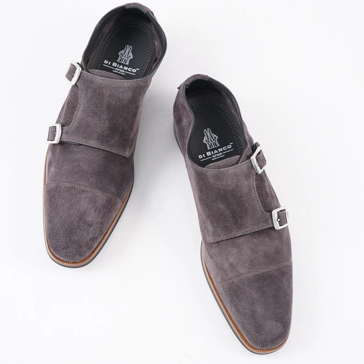 di Bianco 'Isernia' Unlined Suede Monk Strap