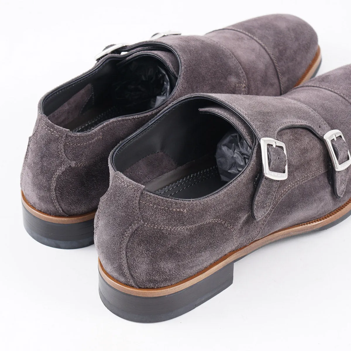 di Bianco 'Isernia' Unlined Suede Monk Strap