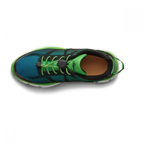 Dr. Comfort Women's Athletic Diabetic Shoe - Katy- Green/Turquoise