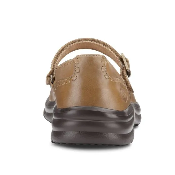 Dr. Comfort Women's Causal Diabetic Shoes - Paradise - Saddle Tan