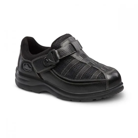 Dr. Comfort Women's Diabetic Double Depth Shoes - Lucie X - Black