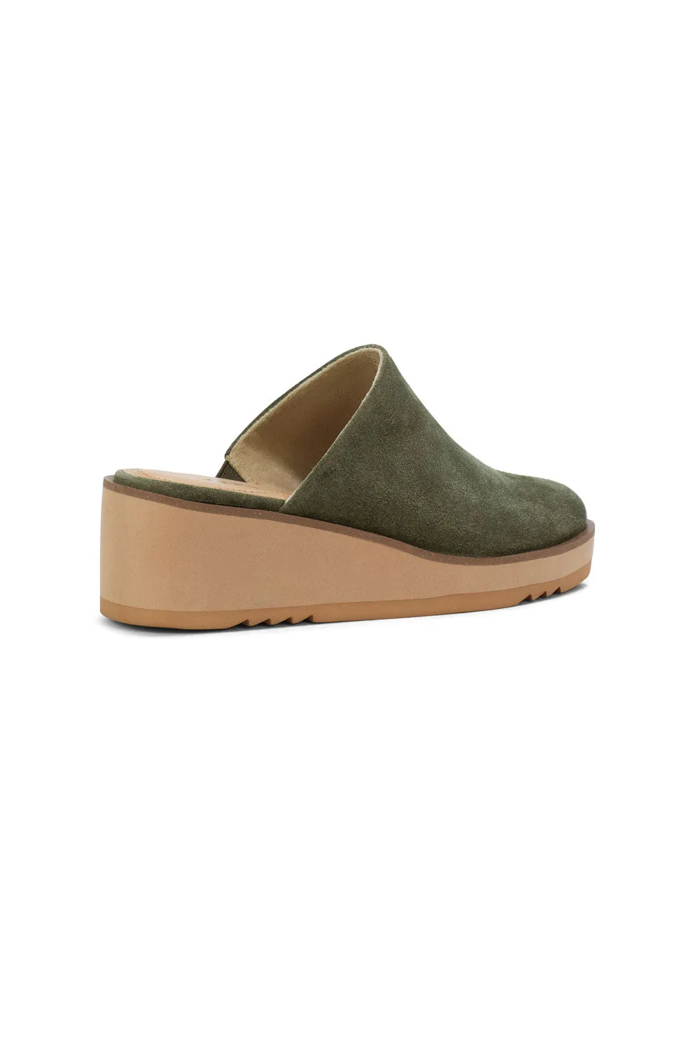 Edmond Wedge Mules - Avocado