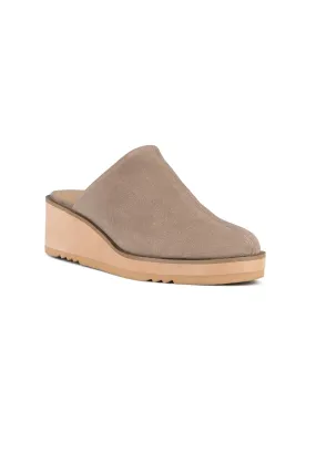 Edmond Wedge Mules - Mink