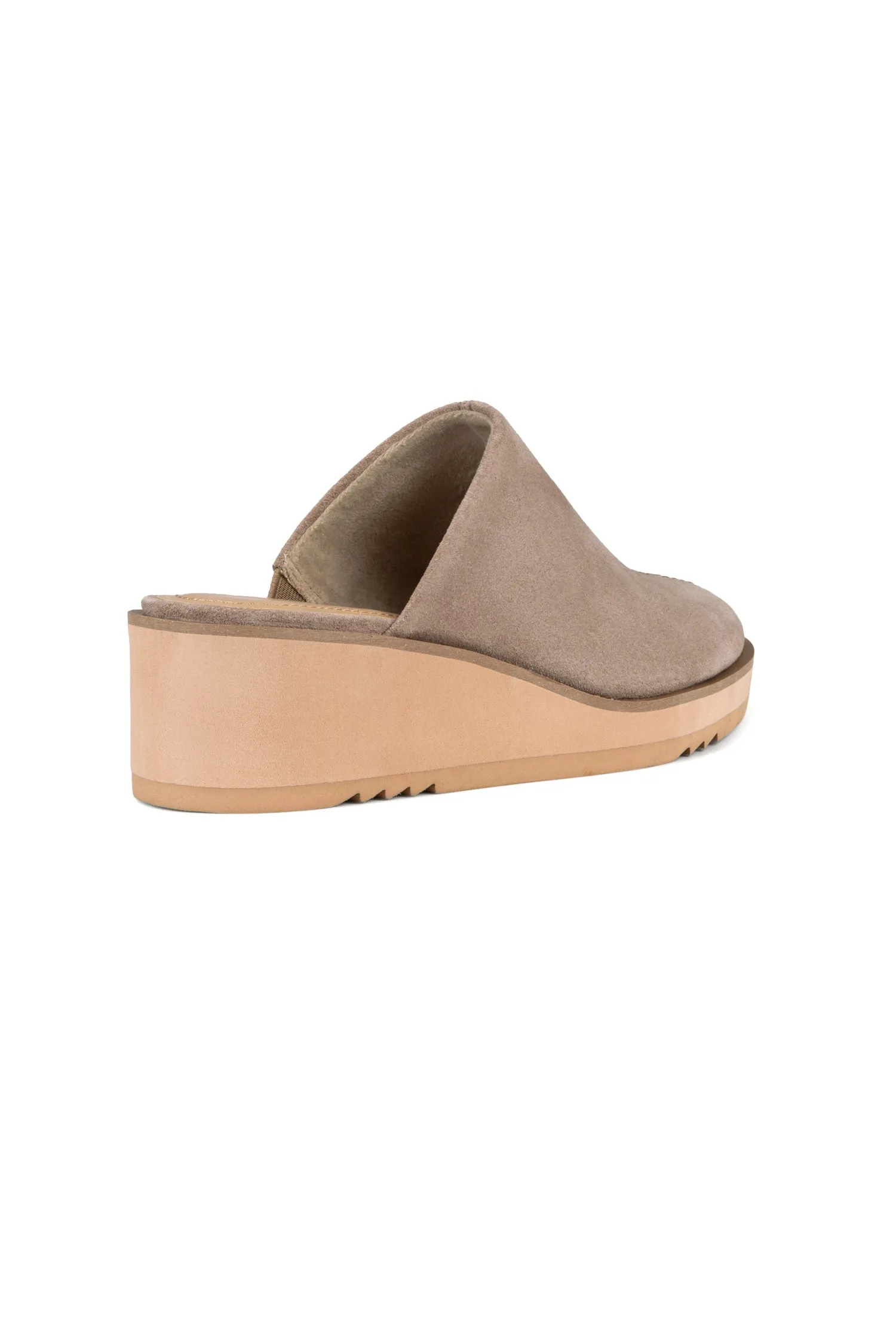 Edmond Wedge Mules - Mink