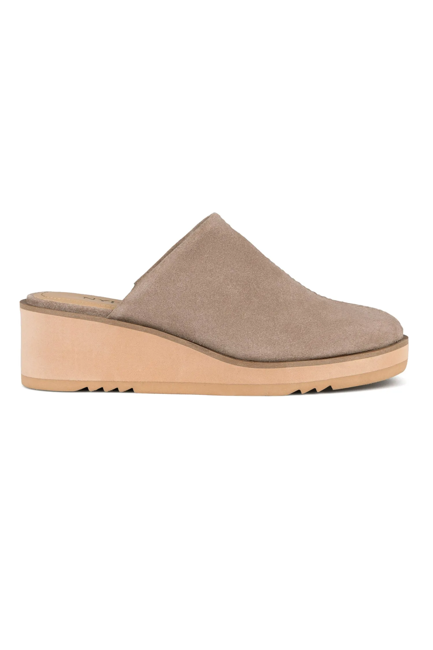 Edmond Wedge Mules - Mink