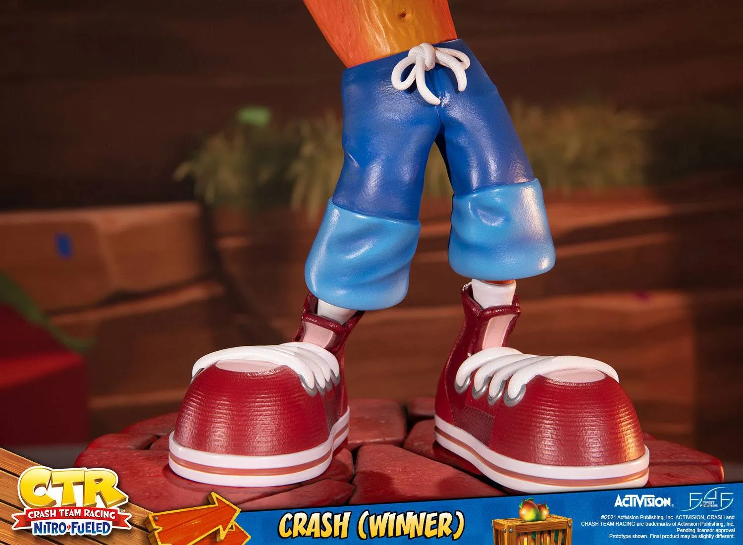 First 4 Figures Crash Team Racing Nitro-Fueled Crash (Winner) Statue