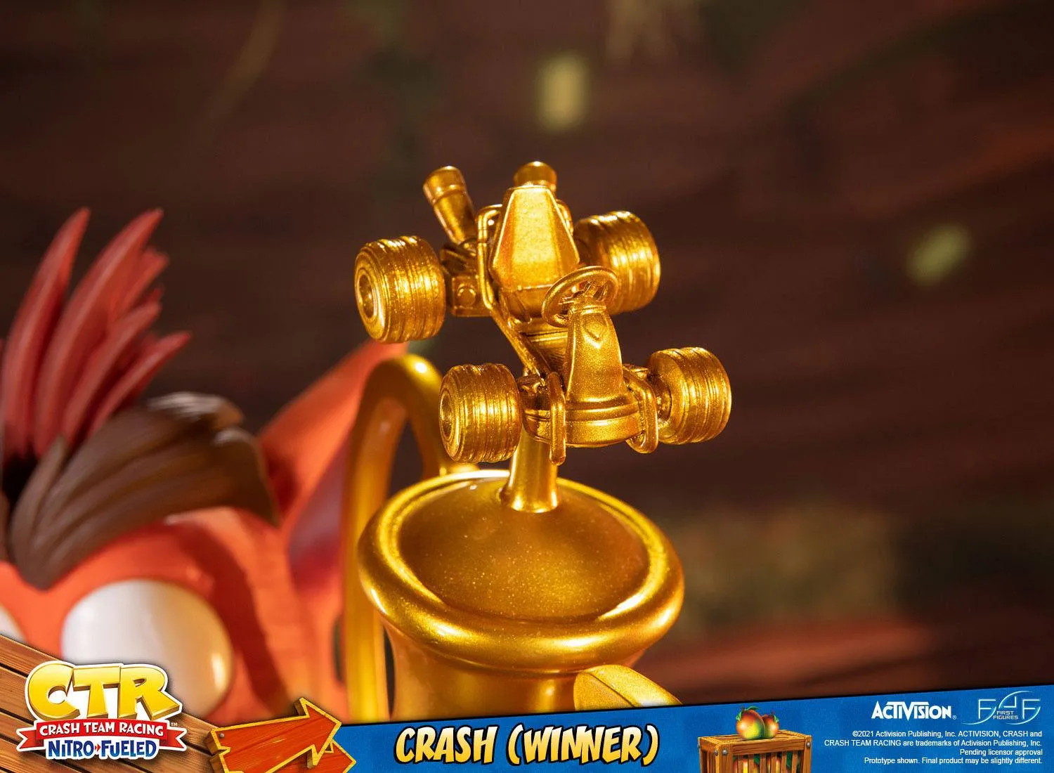 First 4 Figures Crash Team Racing Nitro-Fueled Crash (Winner) Statue