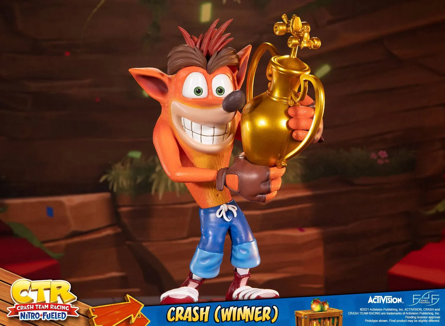 First 4 Figures Crash Team Racing Nitro-Fueled Crash (Winner) Statue