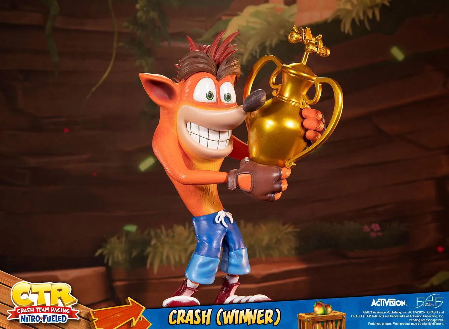 First 4 Figures Crash Team Racing Nitro-Fueled Crash (Winner) Statue