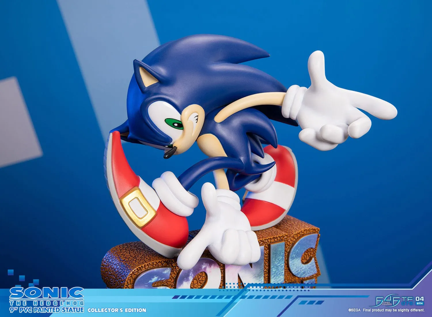 First 4 Figures Sonic Adventure Sonic the Hedgehog Collector's Edition PVC Statue