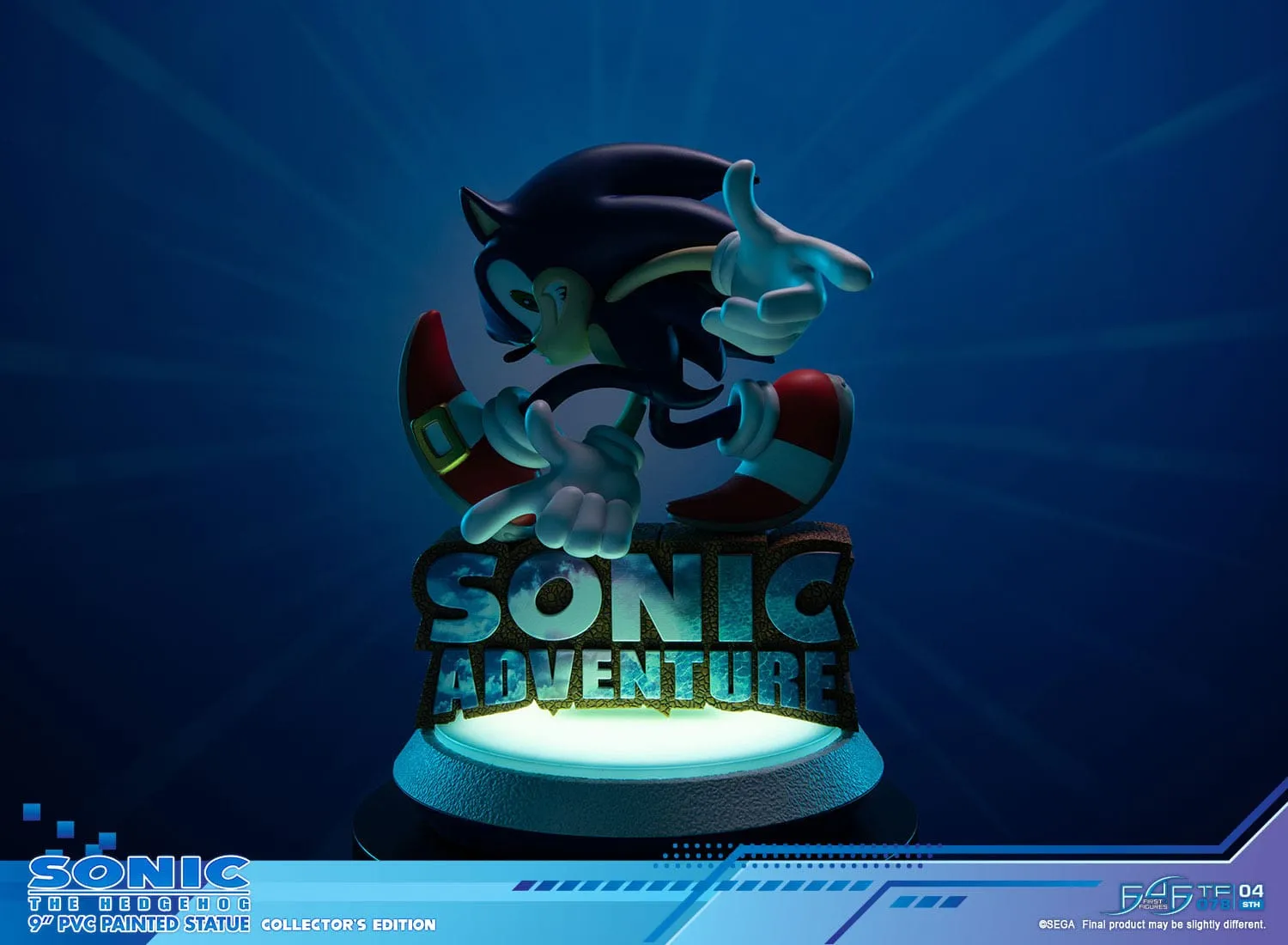 First 4 Figures Sonic Adventure Sonic the Hedgehog Collector's Edition PVC Statue