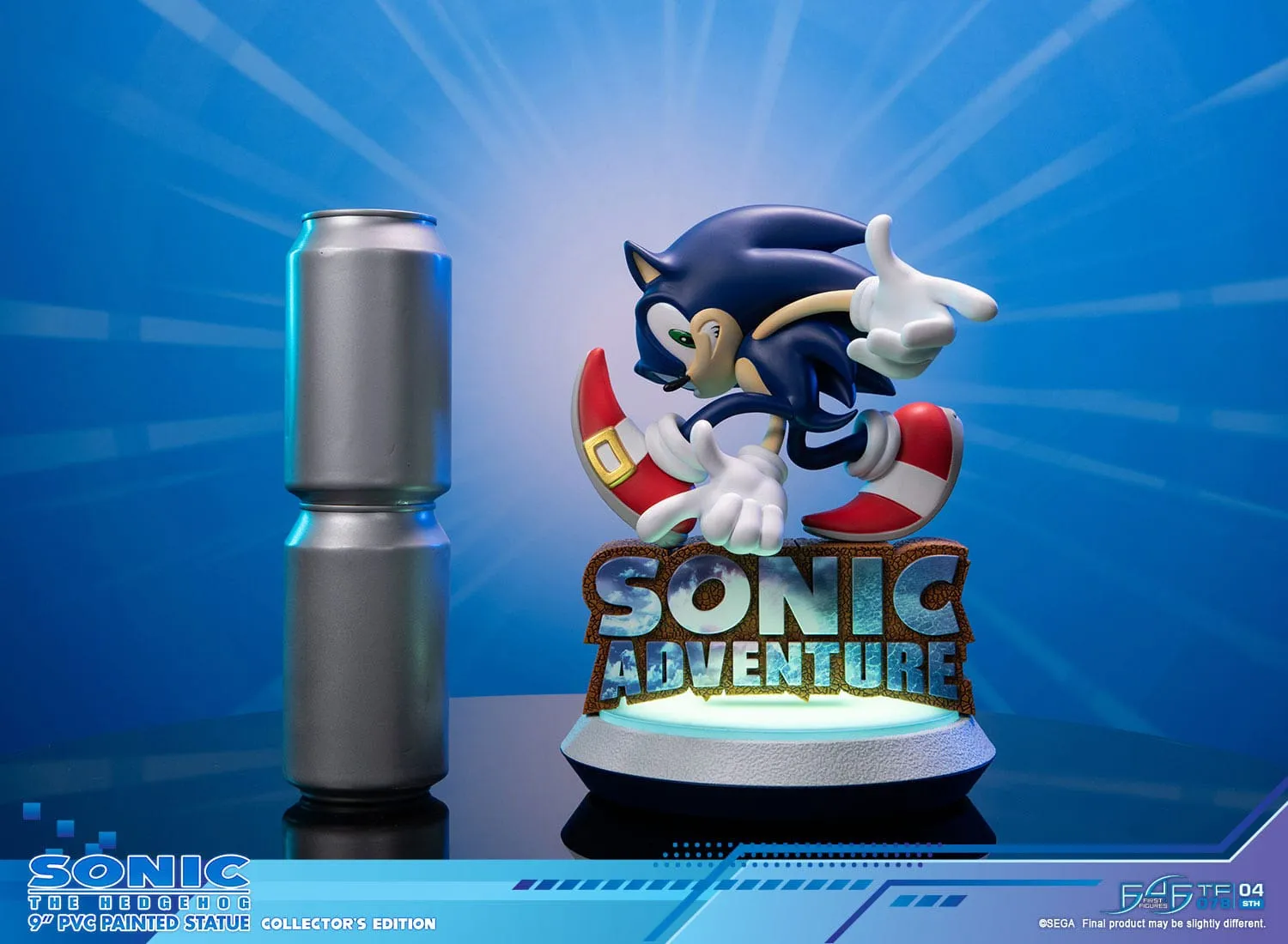 First 4 Figures Sonic Adventure Sonic the Hedgehog Collector's Edition PVC Statue