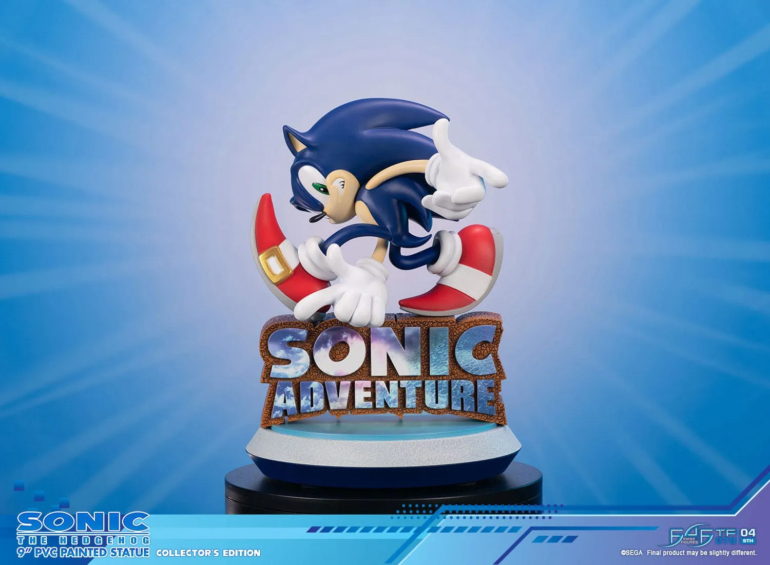 First 4 Figures Sonic Adventure Sonic the Hedgehog Collector's Edition PVC Statue