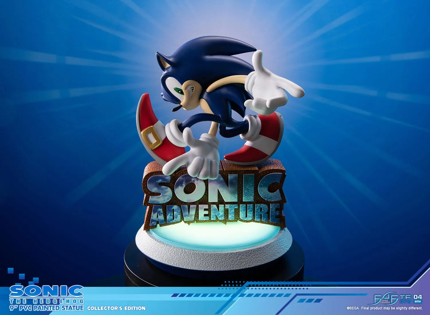 First 4 Figures Sonic Adventure Sonic the Hedgehog Collector's Edition PVC Statue