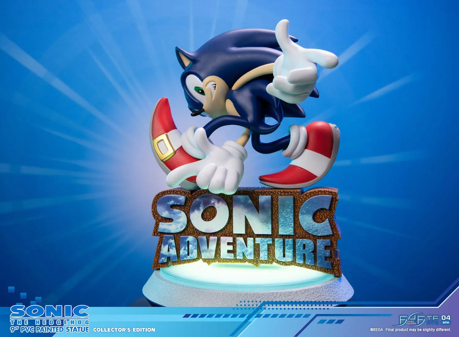 First 4 Figures Sonic Adventure Sonic the Hedgehog Collector's Edition PVC Statue