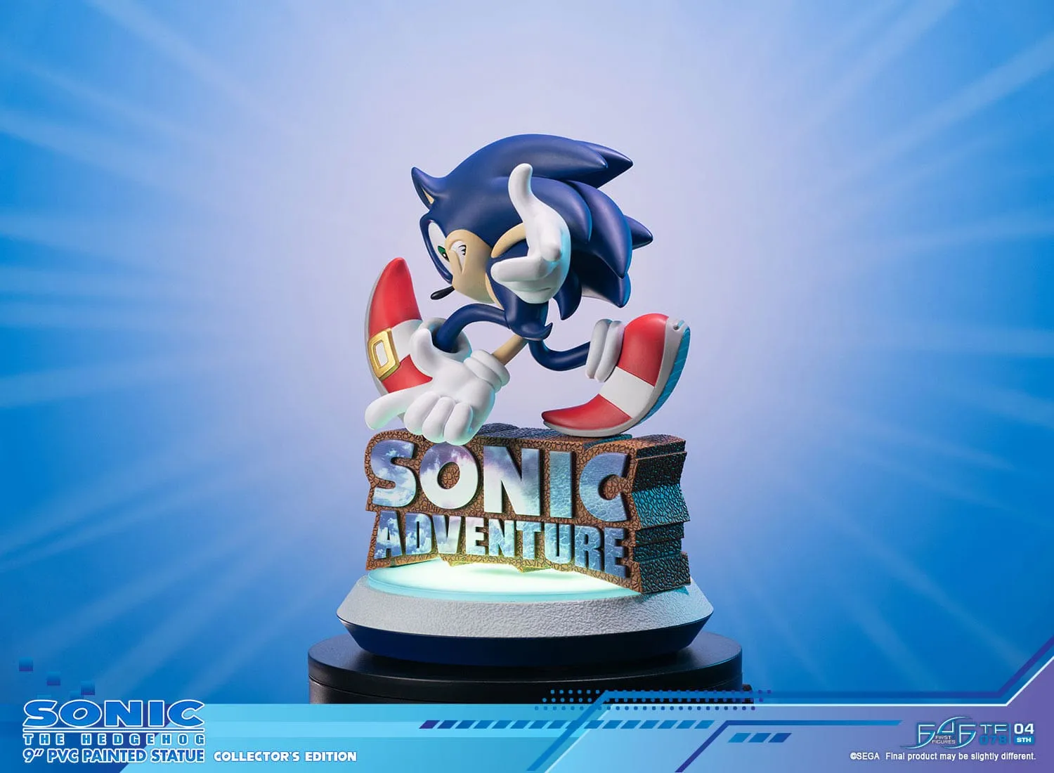 First 4 Figures Sonic Adventure Sonic the Hedgehog Collector's Edition PVC Statue