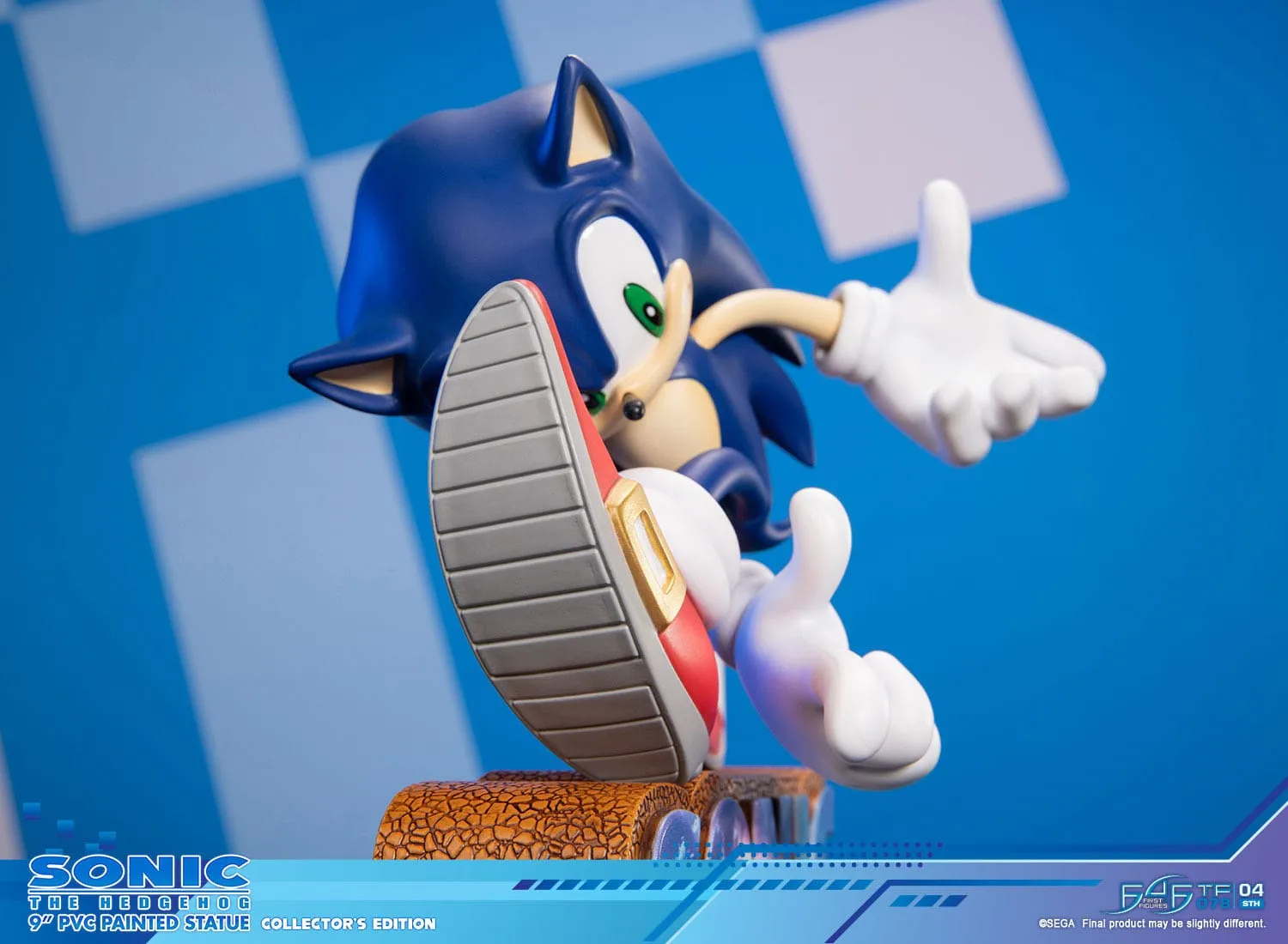 First 4 Figures Sonic Adventure Sonic the Hedgehog Collector's Edition PVC Statue