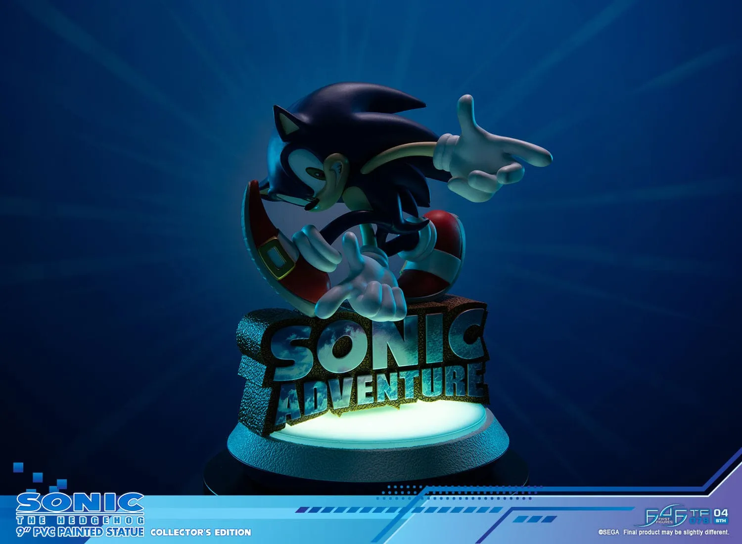 First 4 Figures Sonic Adventure Sonic the Hedgehog Collector's Edition PVC Statue