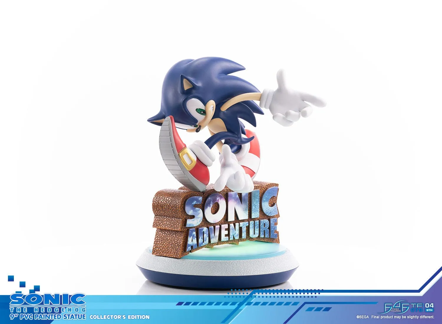 First 4 Figures Sonic Adventure Sonic the Hedgehog Collector's Edition PVC Statue