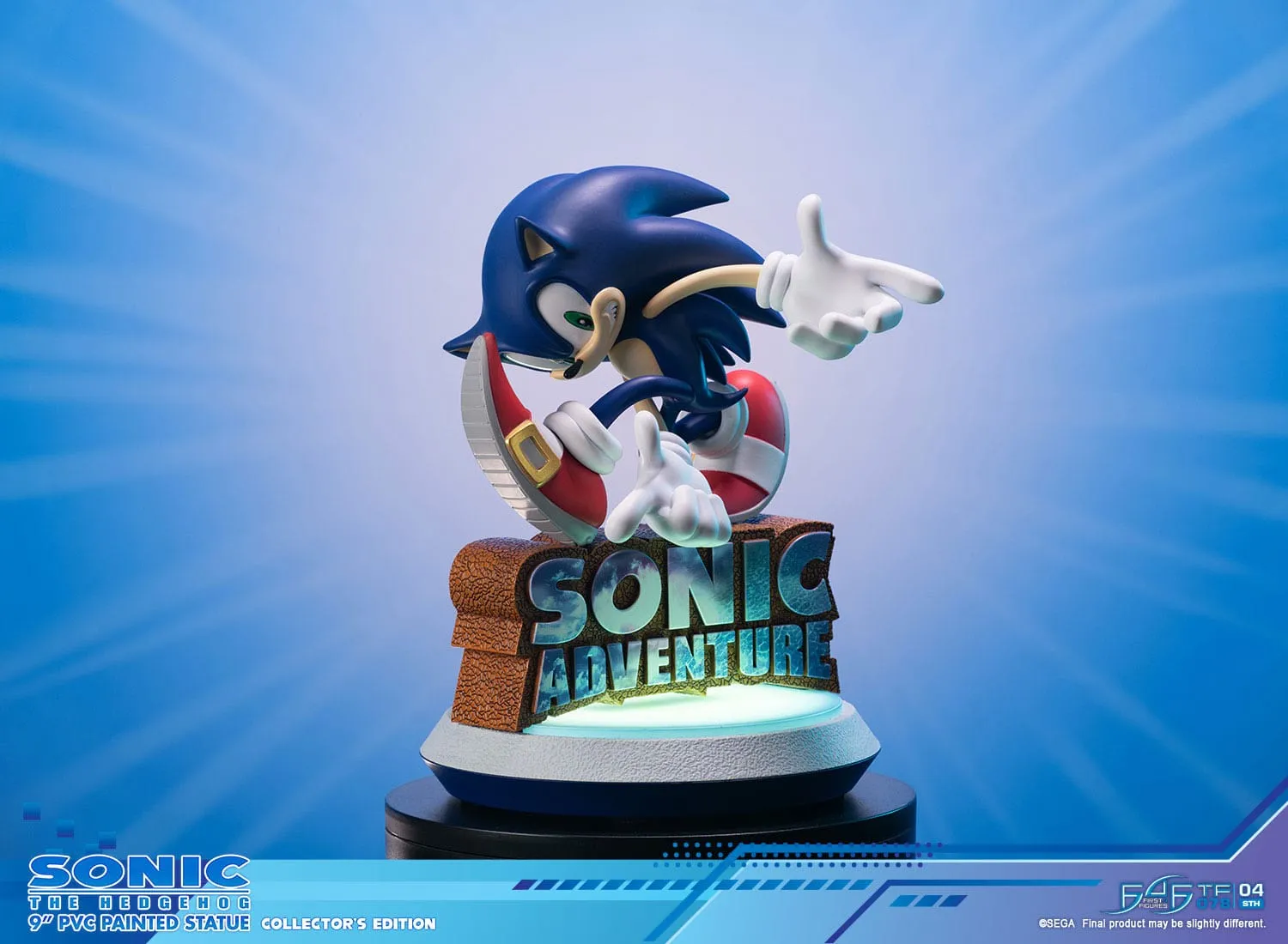 First 4 Figures Sonic Adventure Sonic the Hedgehog Collector's Edition PVC Statue