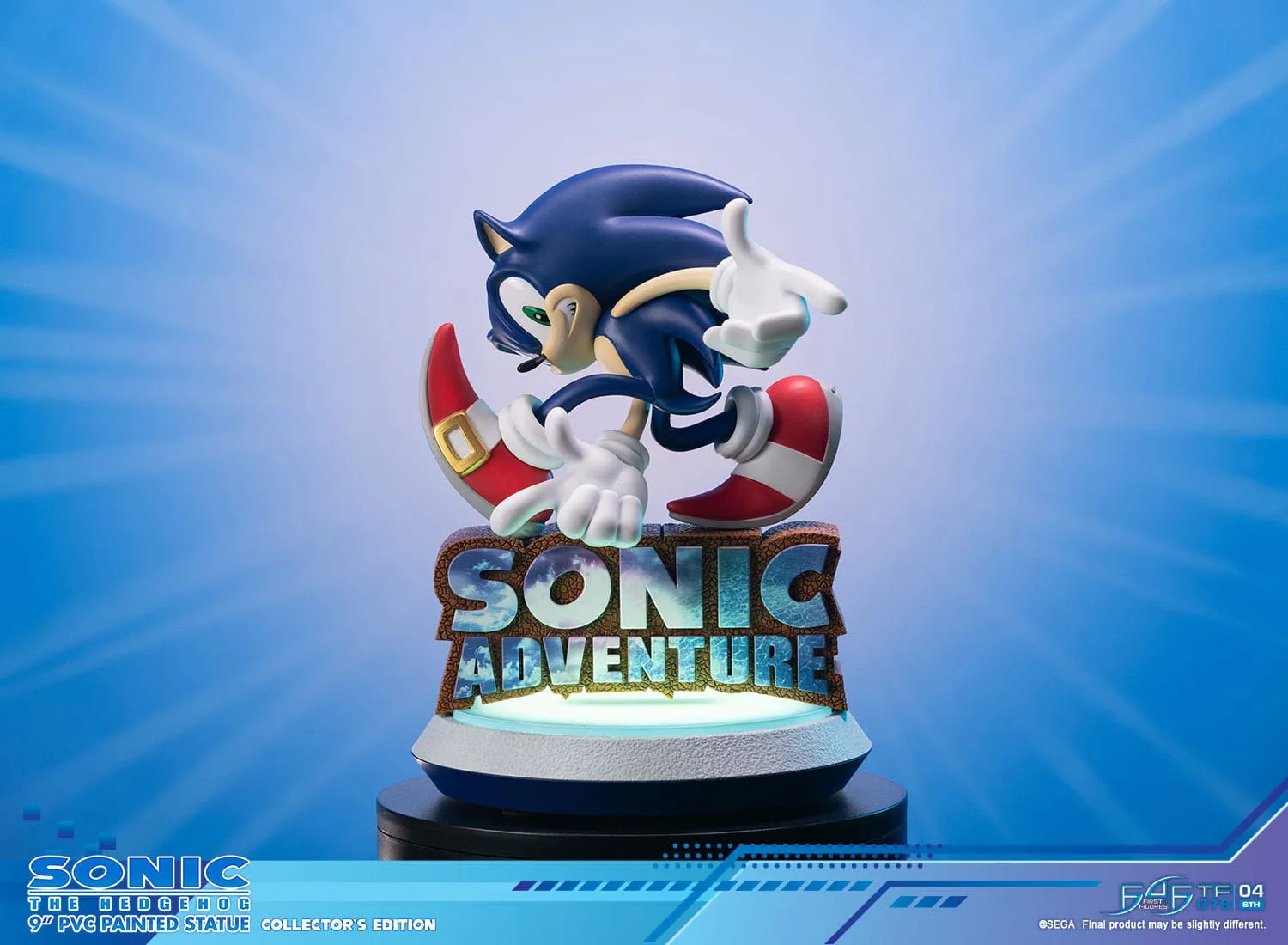 First 4 Figures Sonic Adventure Sonic the Hedgehog Collector's Edition PVC Statue