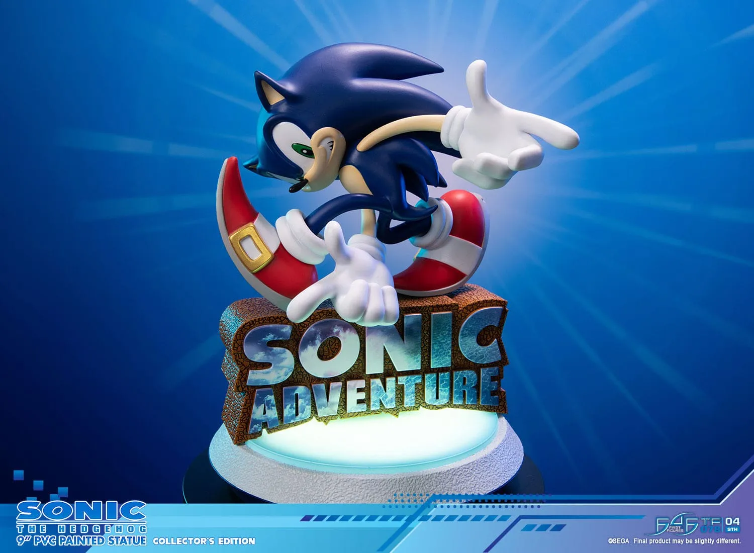 First 4 Figures Sonic Adventure Sonic the Hedgehog Collector's Edition PVC Statue