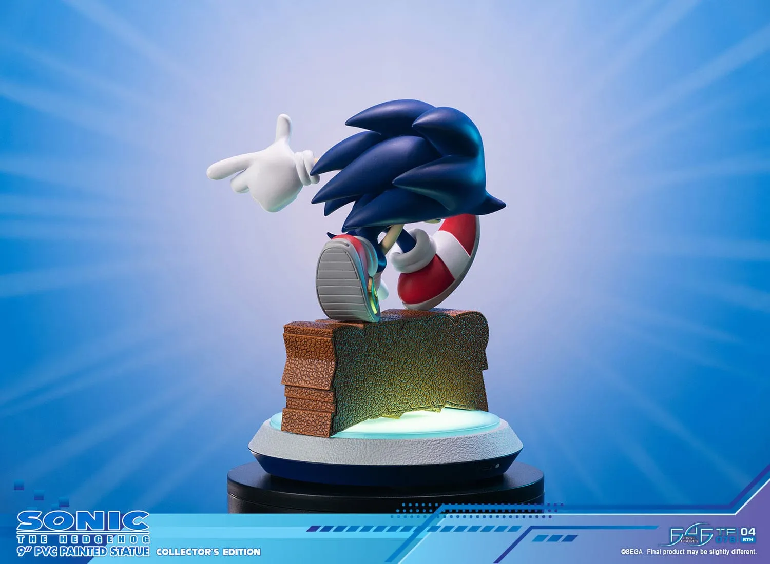 First 4 Figures Sonic Adventure Sonic the Hedgehog Collector's Edition PVC Statue