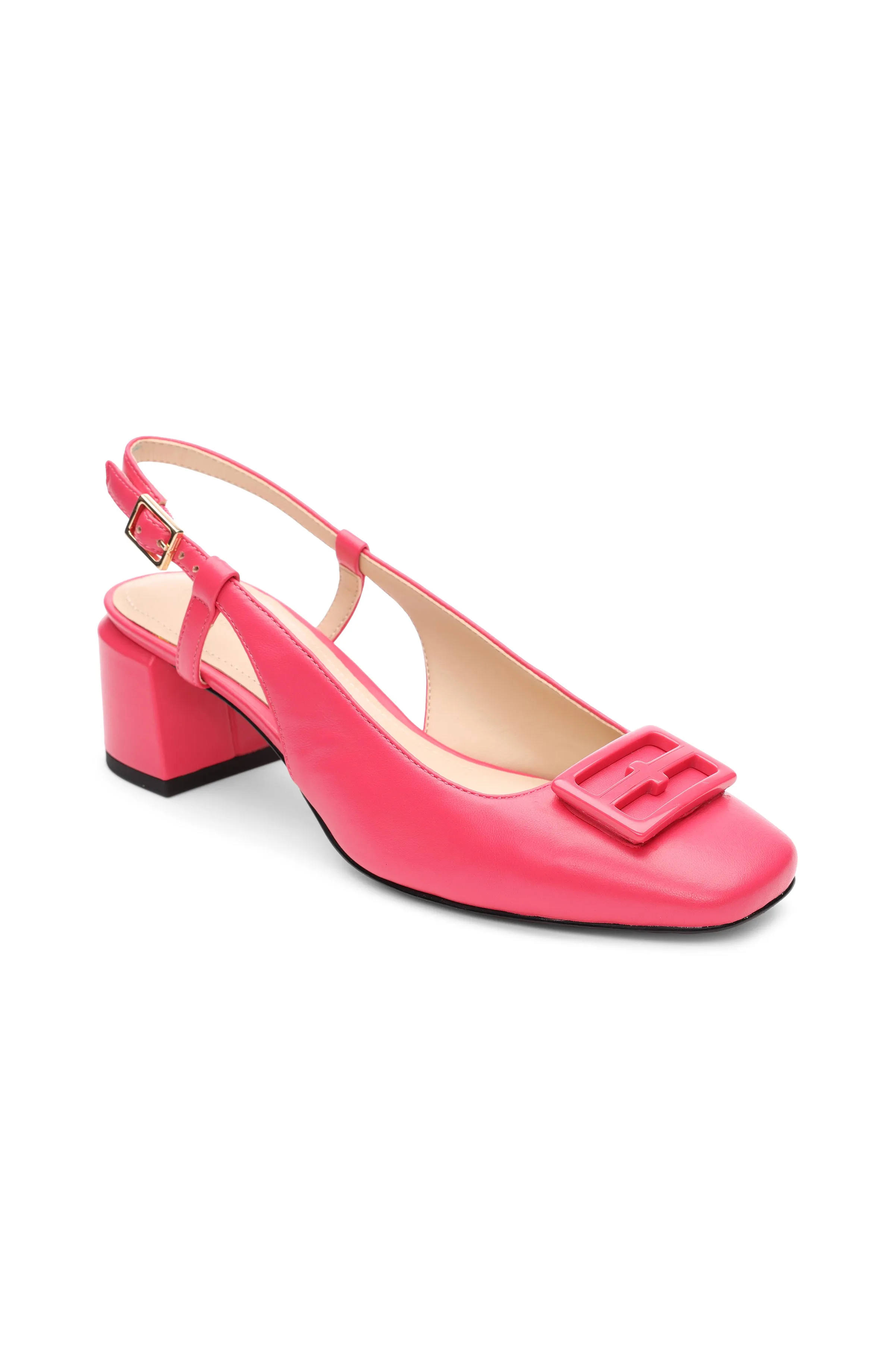 GETTY SLINGBACK WITH LOGO MEDALLION