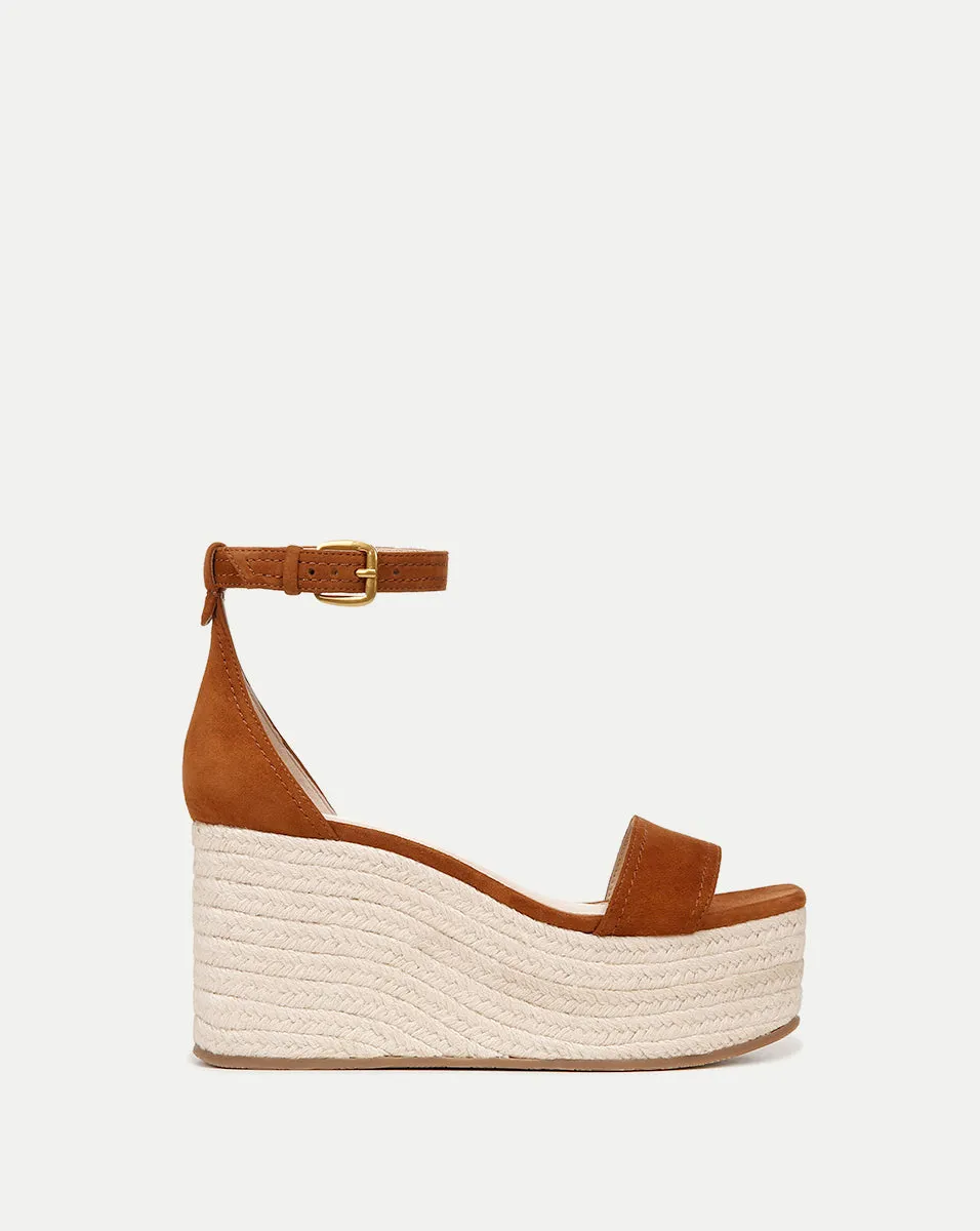 Gianna Raffia Wedge Sandal