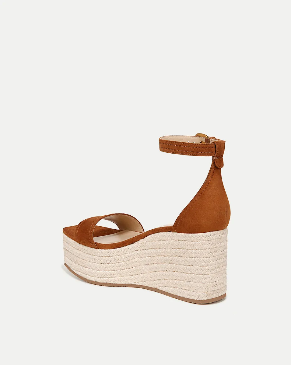 Gianna Raffia Wedge Sandal