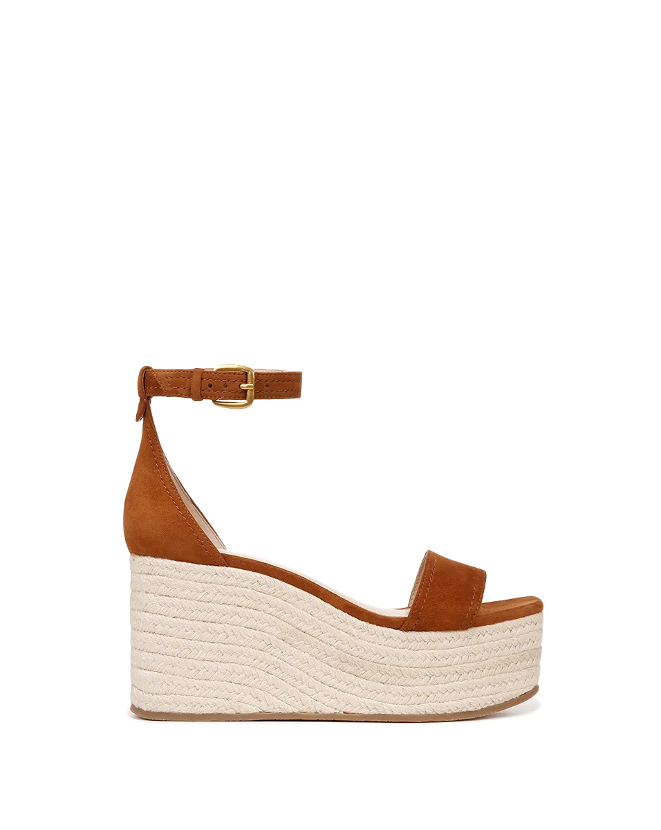 Gianna Raffia Wedge Sandal