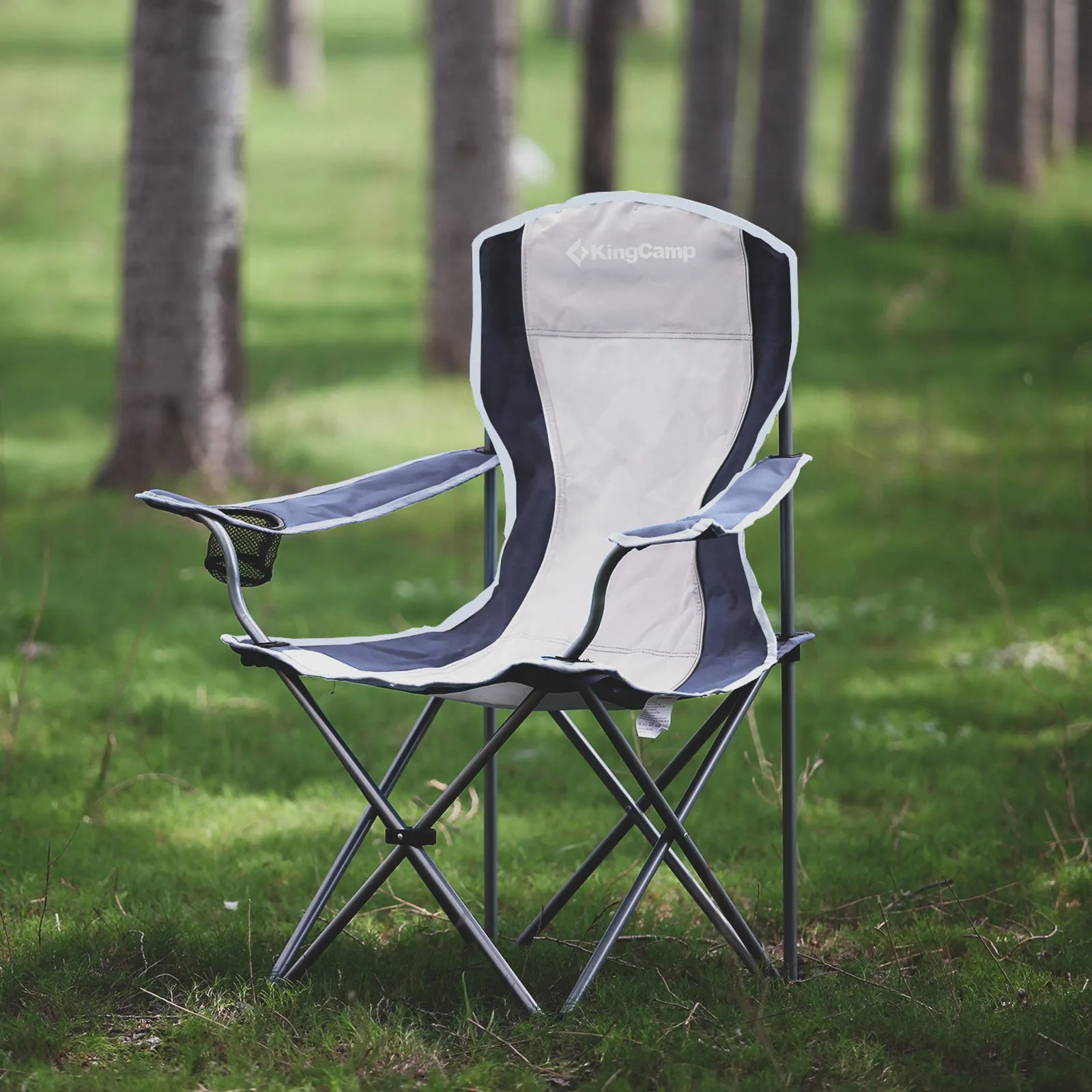 KingCamp Folding Armchair in Steel 2.0