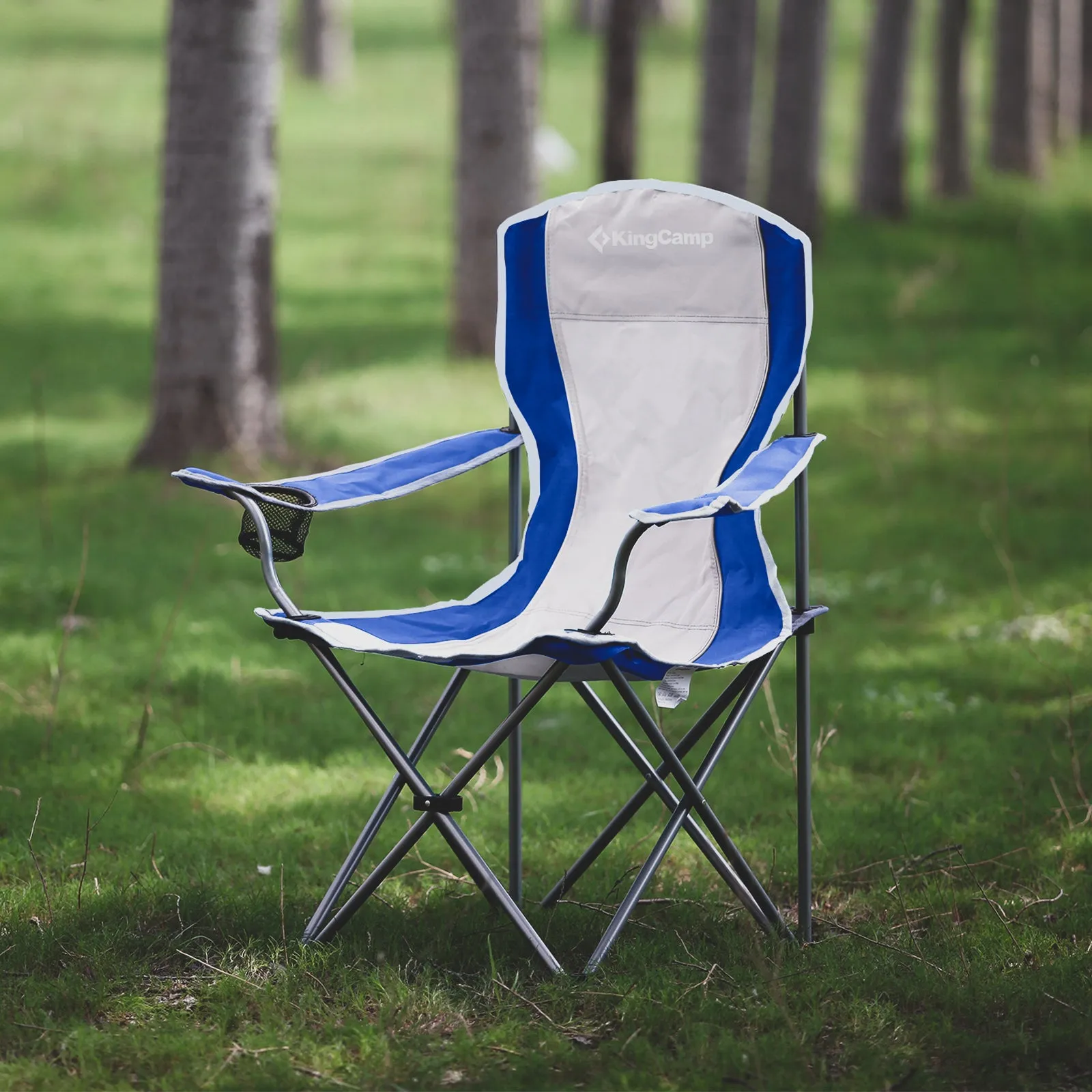 KingCamp Folding Armchair in Steel 2.0