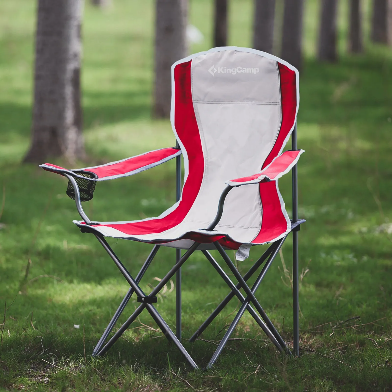 KingCamp Folding Armchair in Steel 2.0