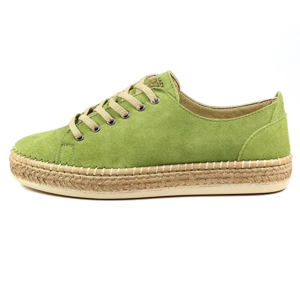 Lazy Dogz Maddison Lace Up Suede Casual Shoe