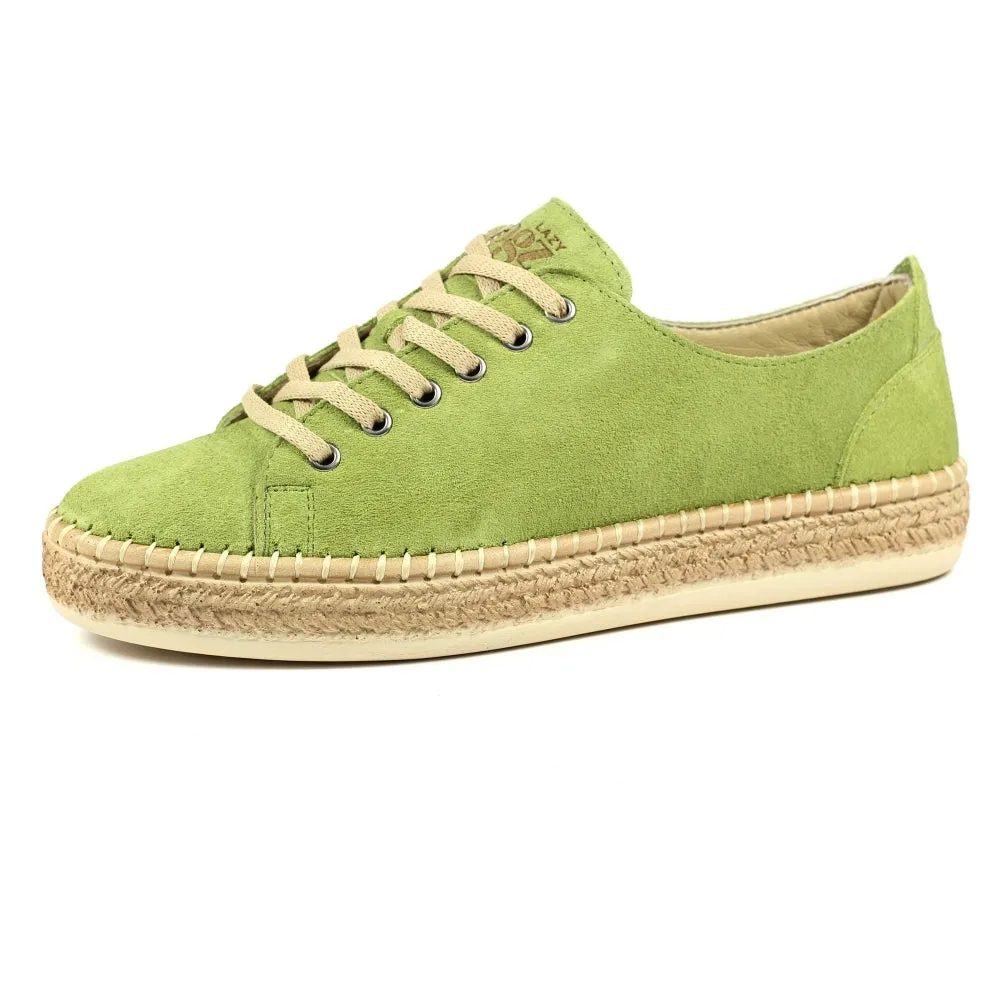 Lazy Dogz Maddison Lace Up Suede Casual Shoe