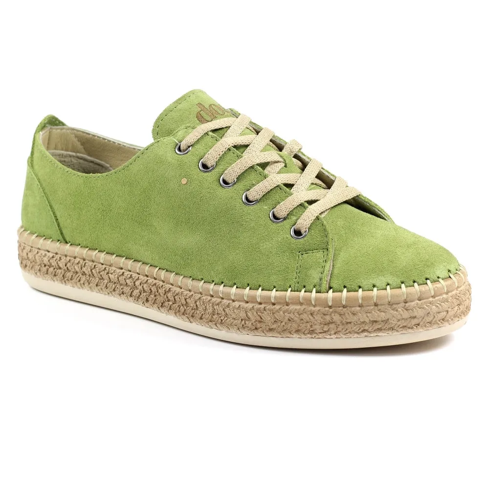 Lazy Dogz Maddison Lace Up Suede Casual Shoe