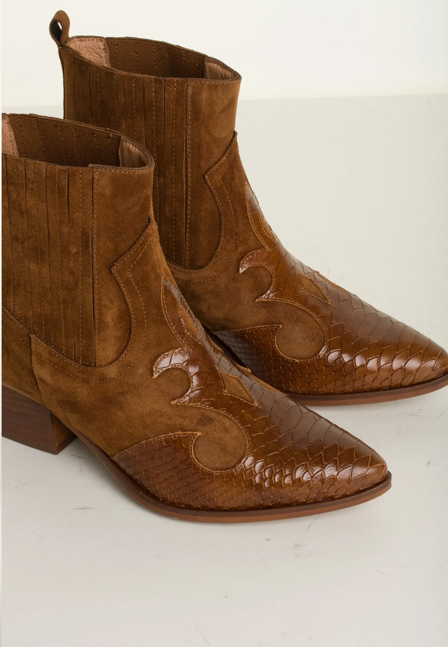 Marian Cognac Boots