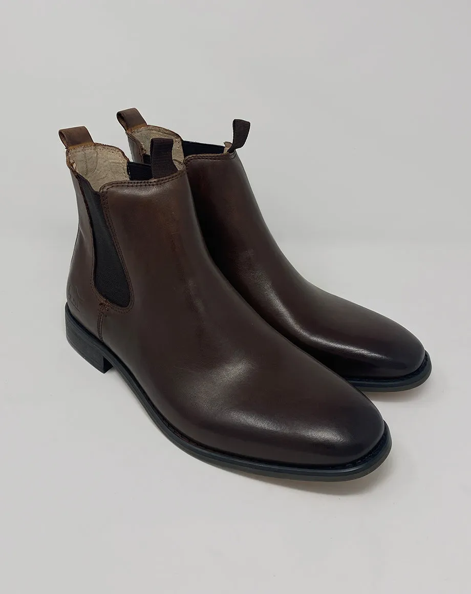 MARTEL MEN’S CASUAL CHELSEA BOOTS | BROWN