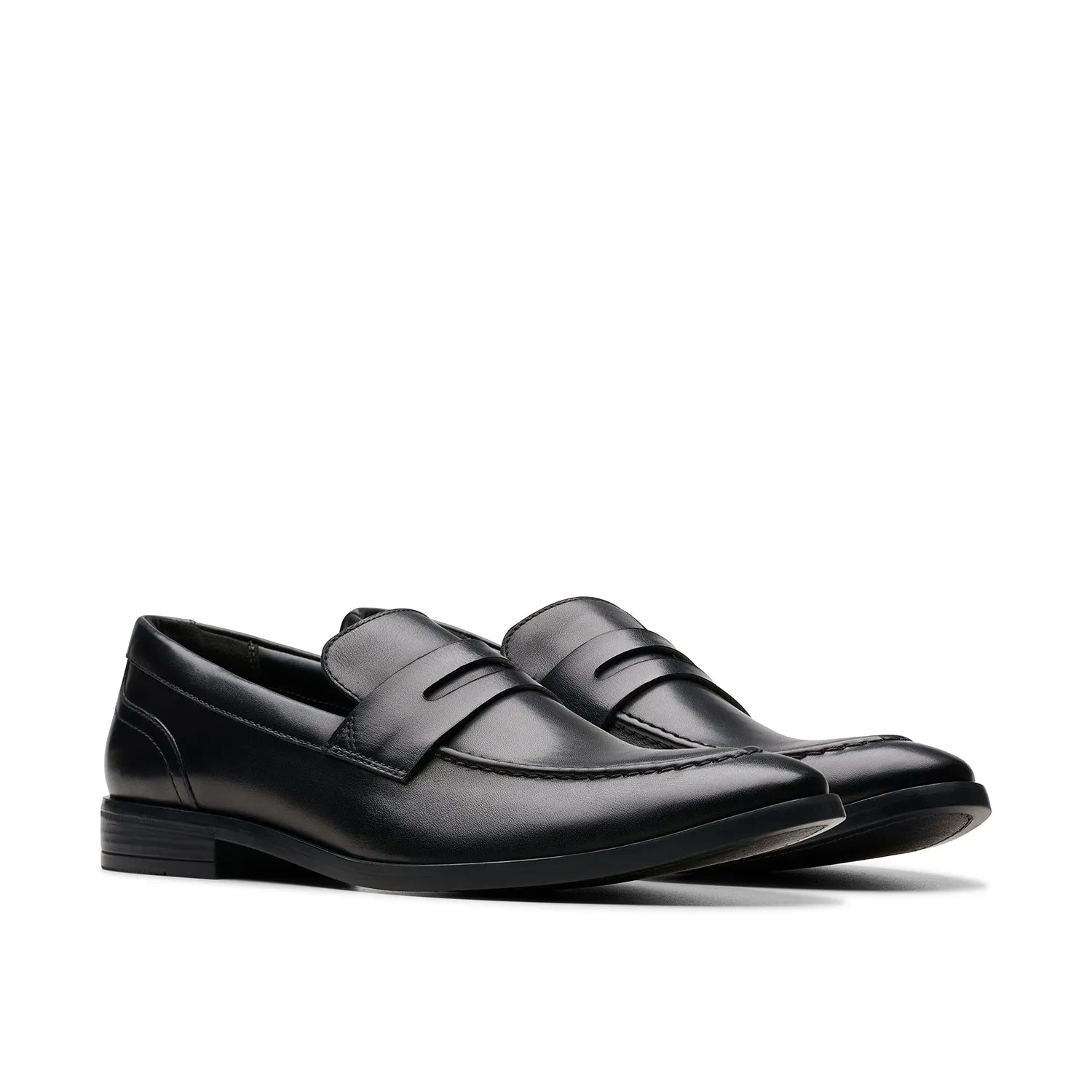 Mens - Brandon Step Black Leather