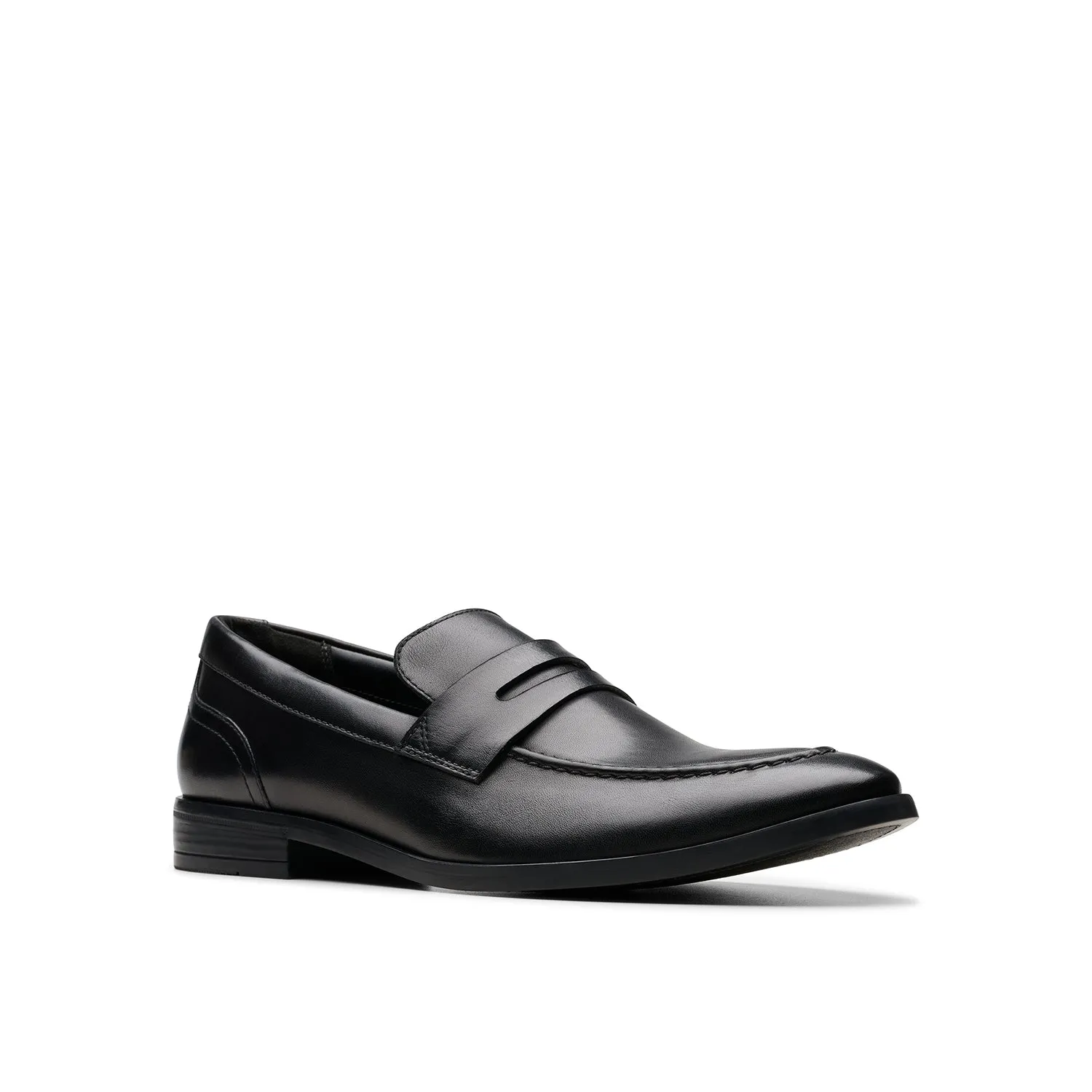 Mens - Brandon Step Black Leather