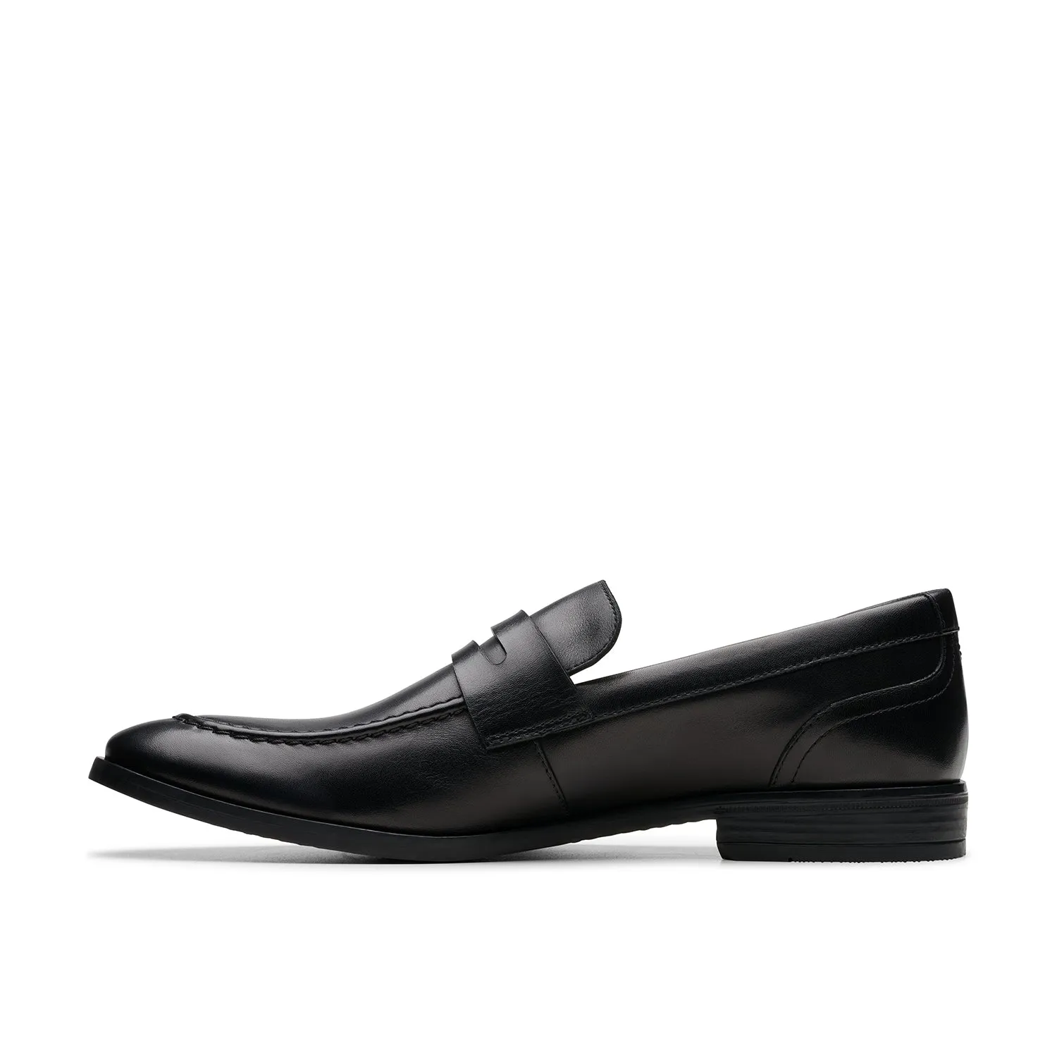 Mens - Brandon Step Black Leather