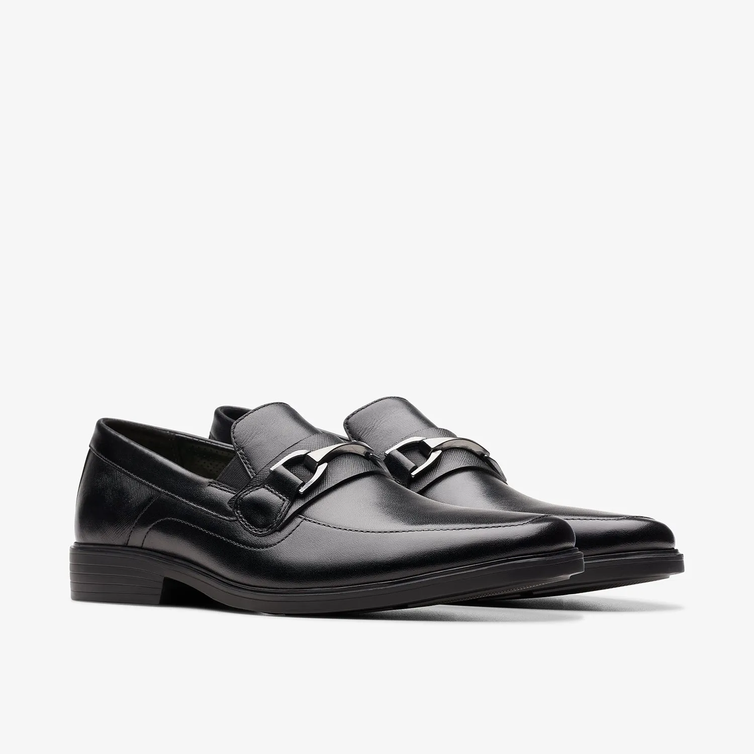 Mens - Clarkslite Bit Black Leather