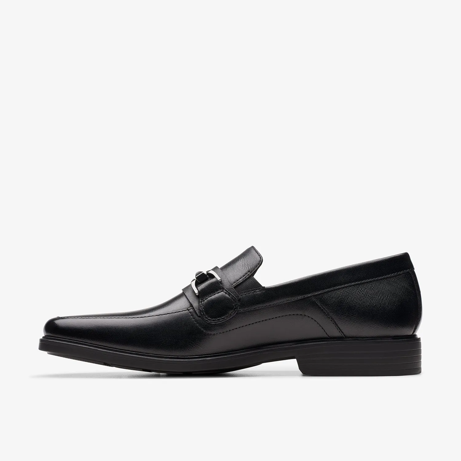 Mens - Clarkslite Bit Black Leather