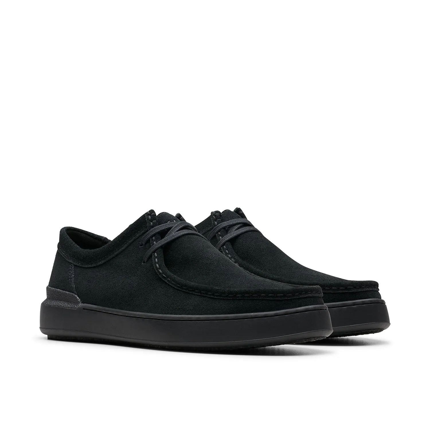 Mens - Courtlite Seam Black Suede