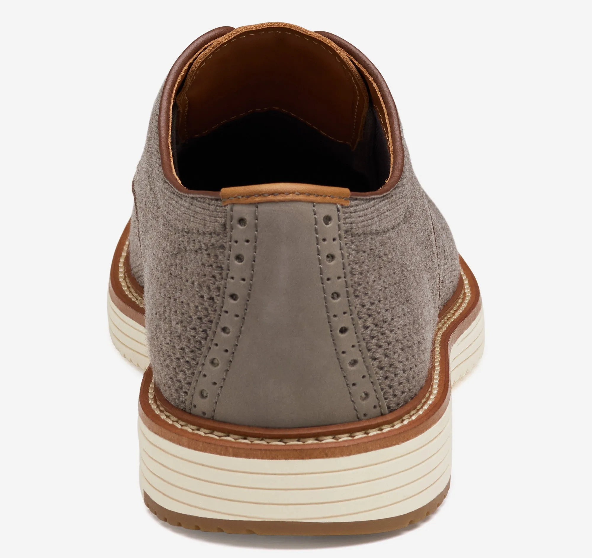 Men's Johnston & Murphy | Upton Knit Wingtip | Gray Knit