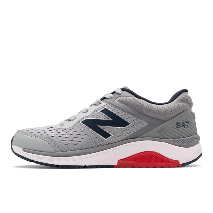 Mens New Balance 847v4 Silver Mink With Gunmetal