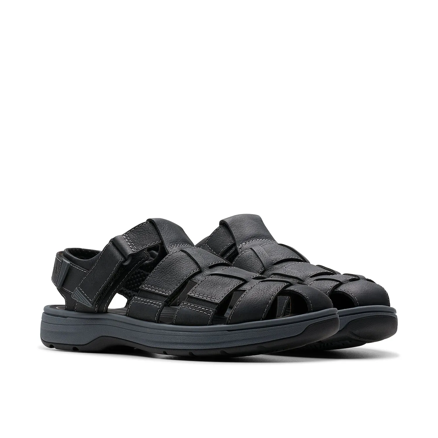 Mens - Saltway Cove Black Leather