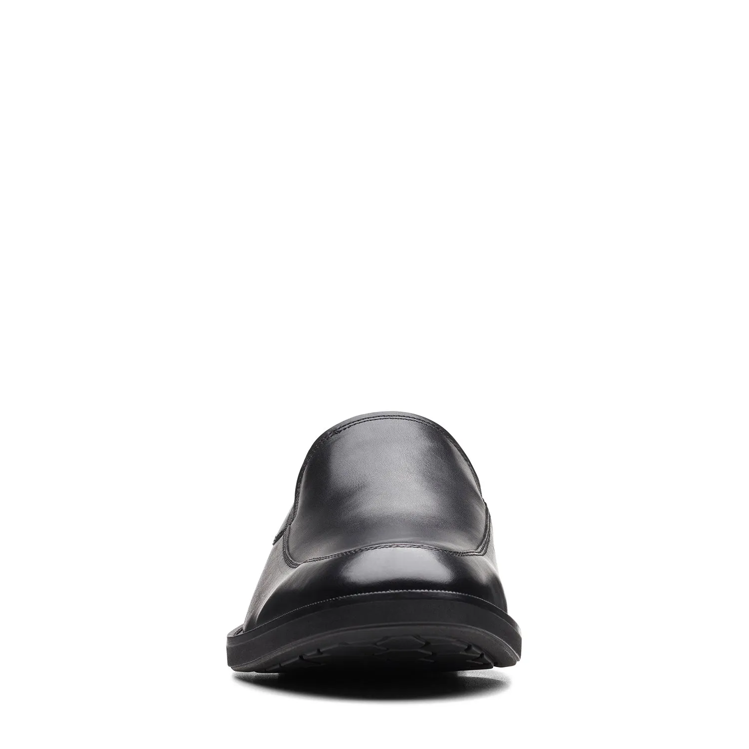 Mens - Un Hugh Step Black Leather